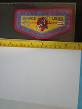 1983 NOAC SERVICE NARRATICONG 9 LODGE FLAP BOY SCOUT ORDER ARROW OA PATCH picture