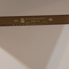 Keokuk Savings Bank & Trust Co. Advertising Ruler 1968 Brown Gold Ephemera picture