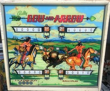 Bally Bow and Arrow Pinball (1975) Playable, Needs Work, Local Pickup, Las Vegas picture