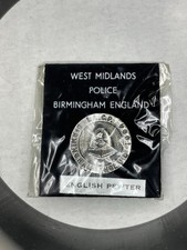 West Midland Police Birmingham England Pewter lapel pin police picture