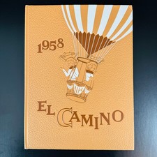 Vintage 1958 El Camino North Hollywood High School Yearbook Signed Hollywood Era picture