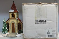 2008 Goebel Hummel Hummelscape Caroling Chapel Scape 1143-D picture