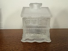 Vtg Timeless Treasures Glass Cottage Fairy Lamp House Made In Taiwan NOS W Box picture