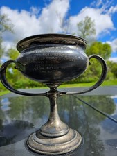 1913 Detroit Michigan Motordrome Motorcycle Racing Trophy. Keeton Motor Company picture
