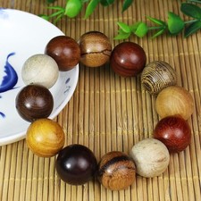 20mm Multi-Treasure Beads Bracelet Handcrafted Wooden Jewelry picture