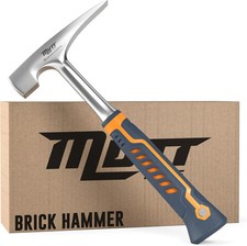 Mutt Tools 20oz Brick Hammer Heavy Duty Masonry for Bricklayer Stone Work picture