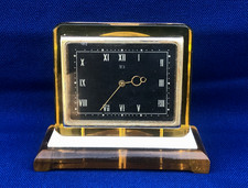 Vintage Soviet table clock Molnija  2 class 1956 USSR Serviced picture