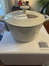 Cuisinart 5 Qt Cream Cast Iron Round Cookware with Lid picture