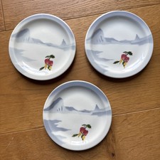 Moore McCormack Memorabilia Plates Rio Pattern Set Of 3 picture