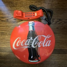 Vintage 1995 Coca-Cola Telephone Landline Phone Classic picture