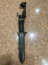 WWII USM4 Utica Bayonet Knife with US M8 Scabbard picture