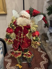 Vintage Limited Edition MARK ROBERTS 15” Darling Santa Fairy Elf FANCY Clothing picture