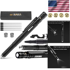 Lightweight 6-in-1 Tactical Pen: Durable Self Defense Tool with Flashlight picture