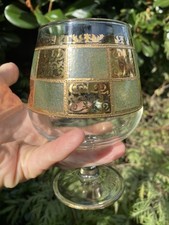 ✨ VERY RARE Culver Ltd. PRADO GREEN Brandy Snifter,  6