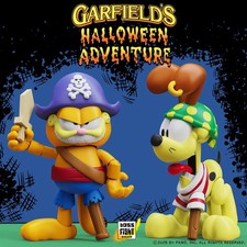 BOSS FIGHT STUDIO Garfield’s Halloween Adventure Pirate Garfield And Odie 2-Pack picture