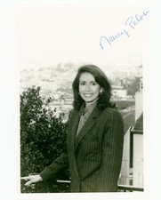 Nancy Pelosi ~ Signed Autographed Early 90's Congress Photo ~ JSA COA picture