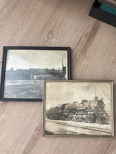 Atlanta and West Point Steam Locomotive No. 290 Framed Original Photos picture
