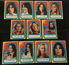 1977 Topps Charlie's Angels 3rd Series 11-Card Sticker Set NM-MT picture