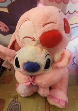 New 17 In Huge Stitch Angel Plush Doll Hugging 8 In Plush Hidden Blanket Gift picture