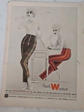 1960 Women's Jack Winter Autograph Collection Pants  Vintage Fashion Ad AS IS picture