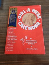 Vintage 1963 Girl A Week Calendar By Good Times See Description picture