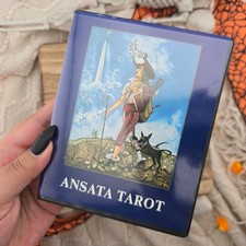 Ansata Tarot Cards 22 Card Complete Deck 1985 Vintage Paul Struck picture
