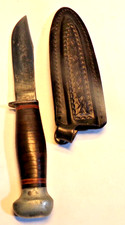 Vintage RH PAL 50 Survival Knife Made in USA with Black Leather Sheath picture