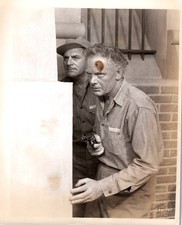 Charles Bickford + Whit Bissell in Brute Force (1947) Vintage Press Photo 1347K picture