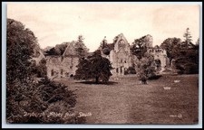 Postcard Dryburgh Abbey from South   G113 picture