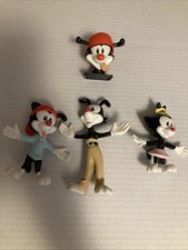 Animaniacs 1994 Yakko Wakko Dot Figurines Set of 3, 5in, No Packaging picture