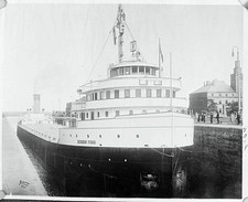 Ford's First Great Lakes Motor Ship The Benson Ford first of a fle- Old Photo picture