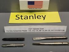 Stanley Yankee 1 & 2 Phillips & Flat Tip Screwdriver Bit 133 233 135 68-135 NEW picture