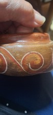 ANGEL ORTIZ GABRIEL MEXICAN  P0TTERY TERRACOTTA CLAY POT picture