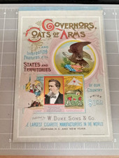 1889 A27 Duke & Sons Governors Coats of Arms Tobacco Card Album N133 picture