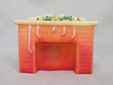 Vintage Tavern Gurley FIREPLACE Candle (RARE Night Before Christmas Set) 1940s picture