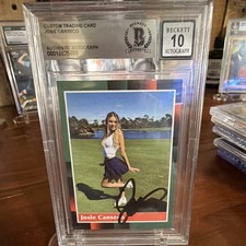 Josie Canseco 2020 Custom Trading Card Hard Signed Auto BGS 10 #00018625886 picture