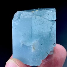 188 CT Natural Terminated Aquamarine Crystal From Skardu Pakistan picture