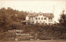 1915 house home Villa A Mare Beverly Farms MA RPPC Photo Postcard COPY picture