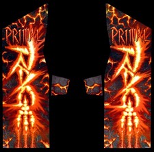 Primal Rage Arcade Side Art 4 Piece Set Laminated High Quality picture