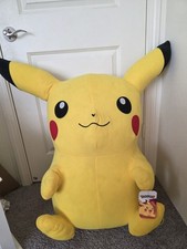 ADORABLE RARE JUMBO 32 INCH POKEMON PIKACHU PLUSH WITH TAG AND picture