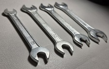 Vintage NOS Wrench Set Metric Double Open End 4 Pc Set 8mm to 18mm   picture