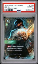 2025 RIFTBOUND: LEAGUE OF LEGENDS OGN-ORIGINS #078A LEE SIN - ASCETIC PSA 10 picture