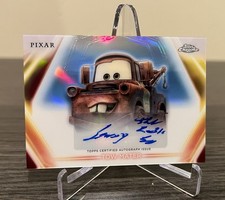2026 Topps Disney Neon Larry the Cable Guy as Tow Mater Auto Cars picture