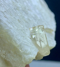 Natural Brown Topaz Crystal On Matrix From Skardu - 294 Gram picture