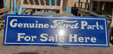 Vintage Old Antique Rare Ford Parts Sale Adv. Porcelain Enamel Sign Board picture