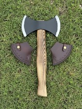 Hand Forged Viking  Axe | High Carbon Steel Blade  Double Edge blade. Heavy Duty picture