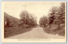 [42J12] Postcard Unused, Broad Street Vera Cruz PA picture