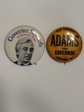 1966 & 1974 NY Governor Campaign Buttons Paul Adams Howard Samuels Lot picture