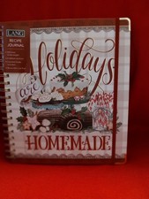 Lang ~ Holidays Are Homemade Recipe Journal/Lined Pgs/Section Tabs/List Pad NEW picture