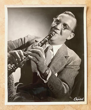 ORIGINAL 1947 BENNY GOODMAN CAPITOL RECORDS PROMO PHOTO by GENE LESTER ( JAZZ ) picture